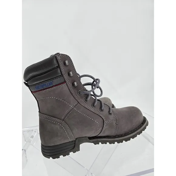 Caterpillar Women Echo Waterproof Steel Toe Work Boot Work Boots Leather Sz 8