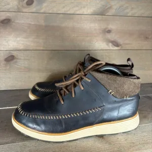 chaco dixon mens size 10.5 shoes brown leather comfort chukka boots