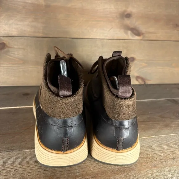 chaco dixon mens size 10.5 shoes brown leather comfort chukka boots
