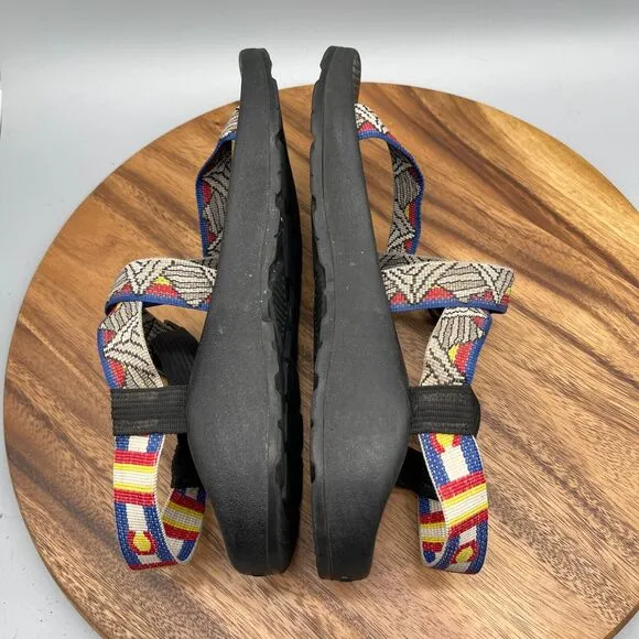 Chaco Ecotread Sandals Mens Size 12 Triangle Angora Adjustable Strap Walking