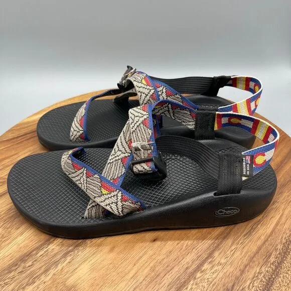 Chaco Ecotread Sandals Mens Size 12 Triangle Angora Adjustable Strap Walking