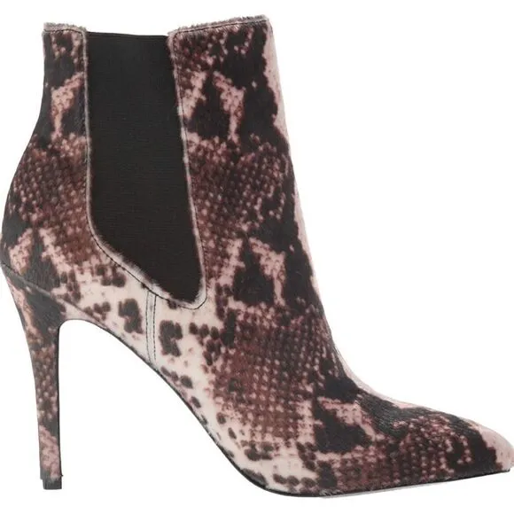 CHARLES by Charles David Panama Snake Animal Print Boots BNWT