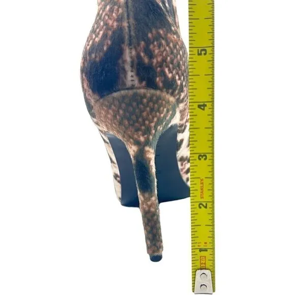 CHARLES by Charles David Panama Snake Animal Print Boots BNWT