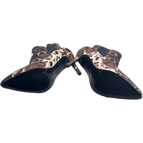 CHARLES by Charles David Panama Snake Animal Print Boots BNWT