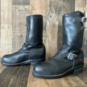 Chippewa 27863 Steel Toe Black Engineer Work Boots Mens 8 D