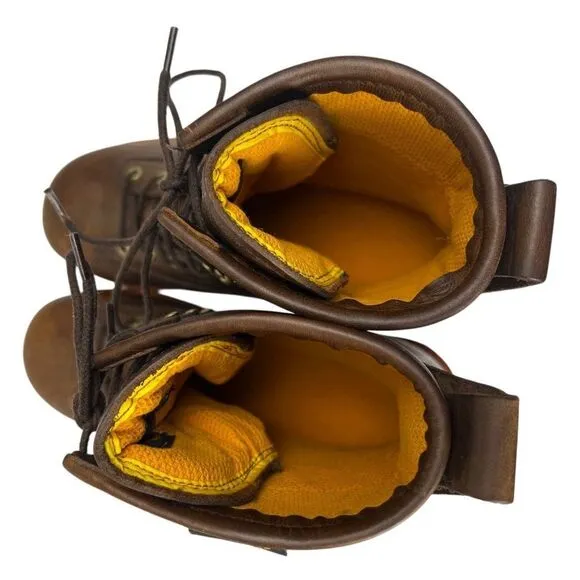 Chippewa 73100 Men’s 12W Waterproof Logger Work Boots Vibram Sole Brown Leather