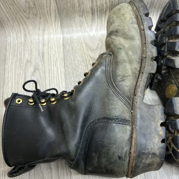 Chippewa Steel Toe Logger Lineman Boots