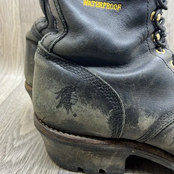 Chippewa Steel Toe Logger Lineman Boots