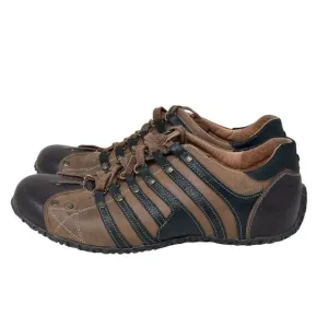 Chris Kaadu Shoes Mens US 8.5 EU 42 Brown Leather Casual Comfort Lace Up