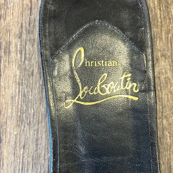 Christian Louboutin Black Women's Sandals. Size 5.5