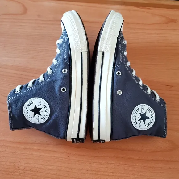 Chuck 70 Vintage Canvas High Top Sneakers Iron Grey Women's 8, Men's Size 6