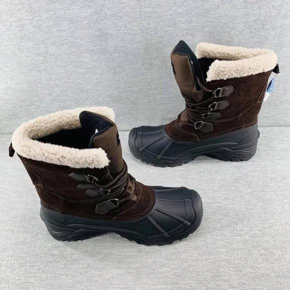 CLARKS 60791279 - Crewson Rise Men's Size 12 Waterproof Brown Boots   B9
