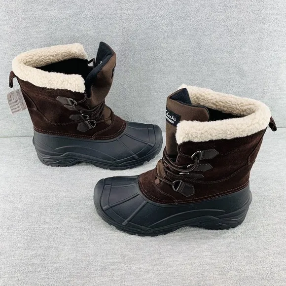 CLARKS 60791279 - Crewson Rise Men's Size 12 Waterproof Brown Boots   B9