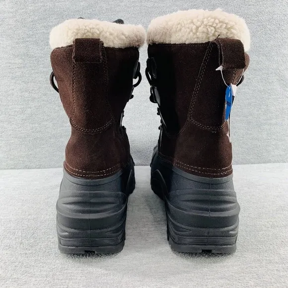 CLARKS 60791279 - Crewson Rise Men's Size 12 Waterproof Brown Boots   B9