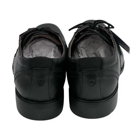 Clarks Light Low Extreme Comfort Lace Up Black Leather Shoes