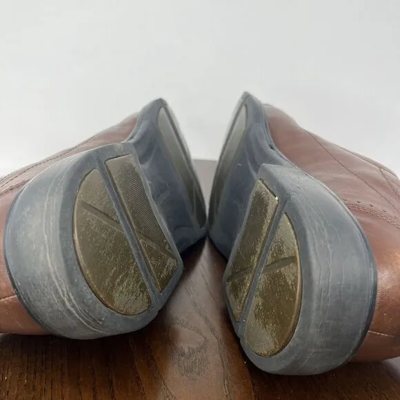 Clarks Unstructured Loafer Shoes Men Size‎ 10.5 Brown Leather Unsheridan Comfort