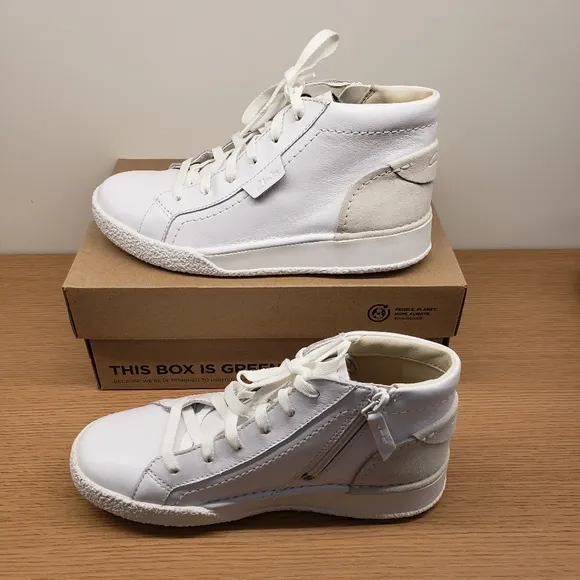 Clarks Women's White Sneakers