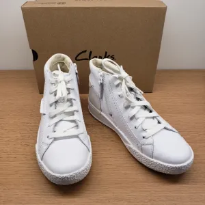 Clarks Women's White Sneakers