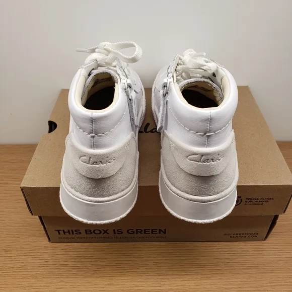 Clarks Women's White Sneakers