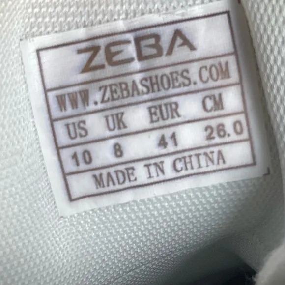 CLEAN Size 10 Hands-free Zeba Walking Sneakers White Sand Grey Comfort Suede