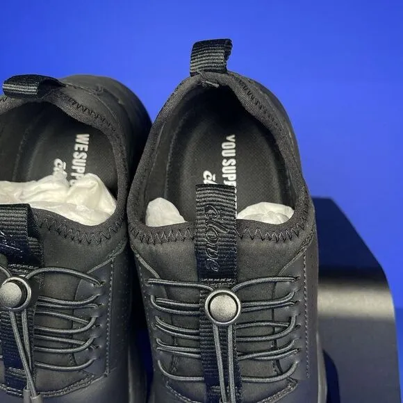 Clove Classic‎ Healthcare Nursing Shoes All Black Sneakers Comfort 10