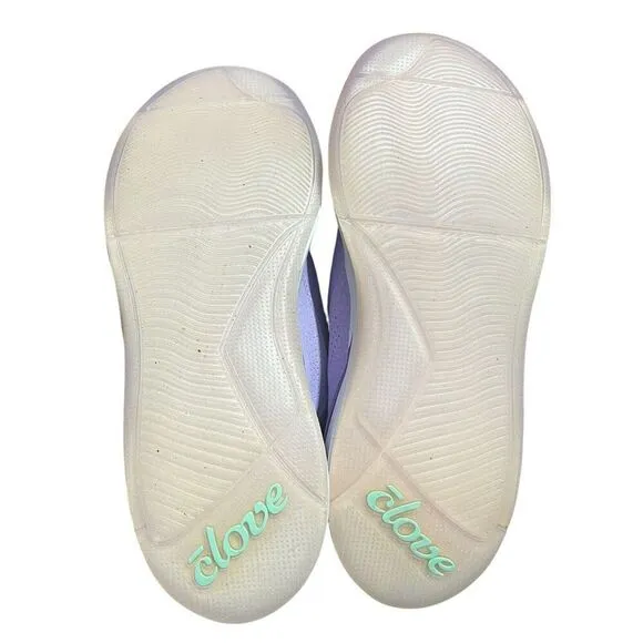 Clove Sneakers WMNS 5.5 Purple Classic Healthcare Nursing Shoes Comfort Spring