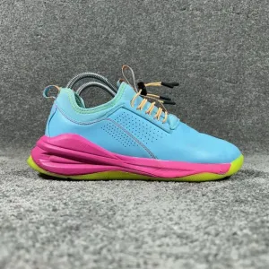 Clove Supernova Nursing Shoes Turquoise Blue Pink Slip On Drawstring Women’s 8.5