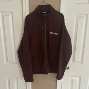 Clown Shoes Beer Zip Up Fleece Jacket Size LARGE