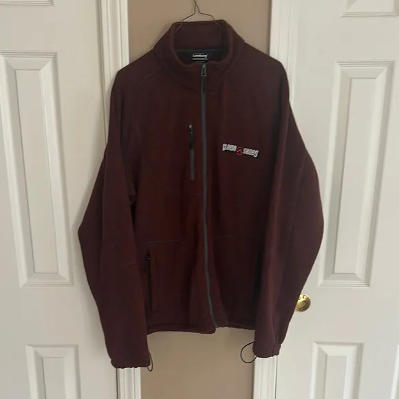 Clown Shoes Beer Zip Up Fleece Jacket Size LARGE