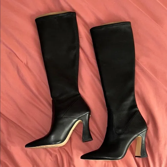 Coach Black Heeled Boots