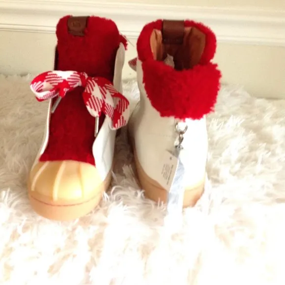 Coach Shearling High Top Sneakers