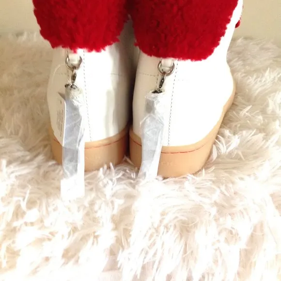 Coach Shearling High Top Sneakers