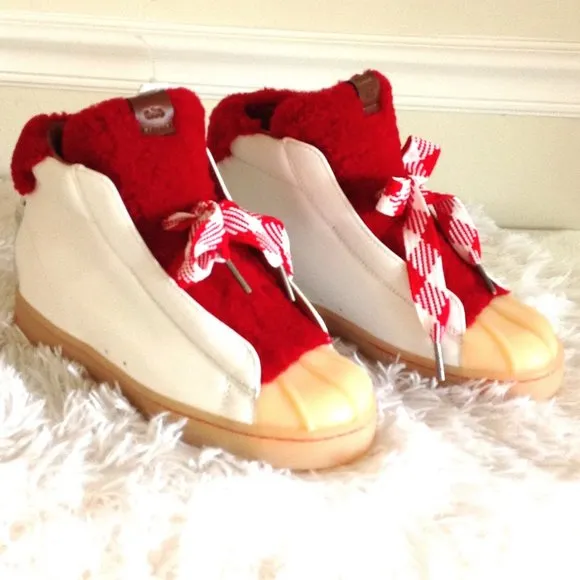 Coach Shearling High Top Sneakers