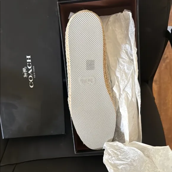 Coach Women's White Espadrille Shoes