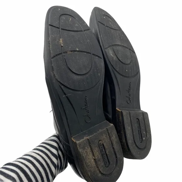 Cole Haan Black Leather Oxford Lace-Up Dress Shoes