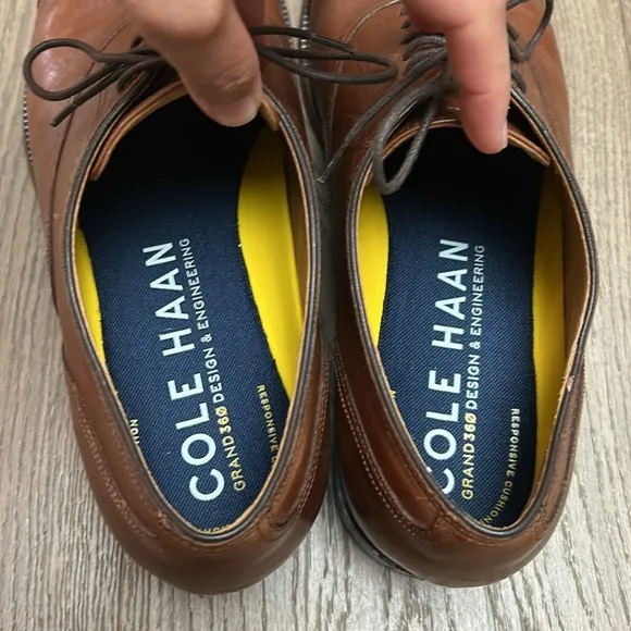 Cole Haan Classic Cap Brown Leather Men's Shoes | 12