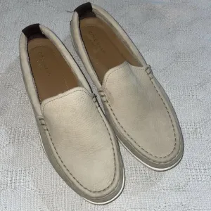 Cole Haan Grand O’s Men’s Casual Shoes Sz  10.5 M Beige Leather Outdoors Comfort
