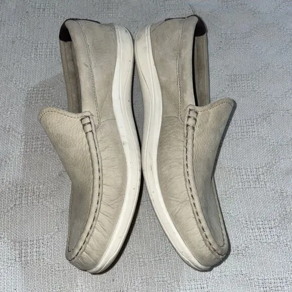 Cole Haan Grand O’s Men’s Casual Shoes Sz  10.5 M Beige Leather Outdoors Comfort