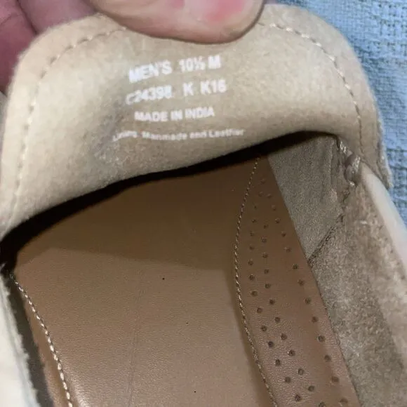 Cole Haan Grand O’s Men’s Casual Shoes Sz  10.5 M Beige Leather Outdoors Comfort
