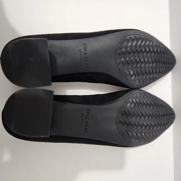 Cole Haan Grand OS The Go-To Pump Womens Block Heels Leather Shoes 8.5