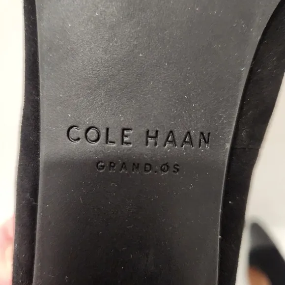 Cole Haan Grand OS The Go-To Pump Womens Block Heels Leather Shoes 8.5