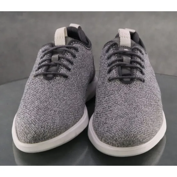 Cole Haan Grand Plus Essex $130 Men's Knit Oxfords Shoes Size 10 Gray C30821