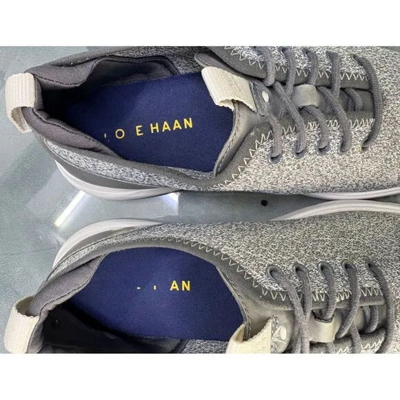 Cole Haan Grand Plus Essex $130 Men's Knit Oxfords Shoes Size 10 Gray C30821