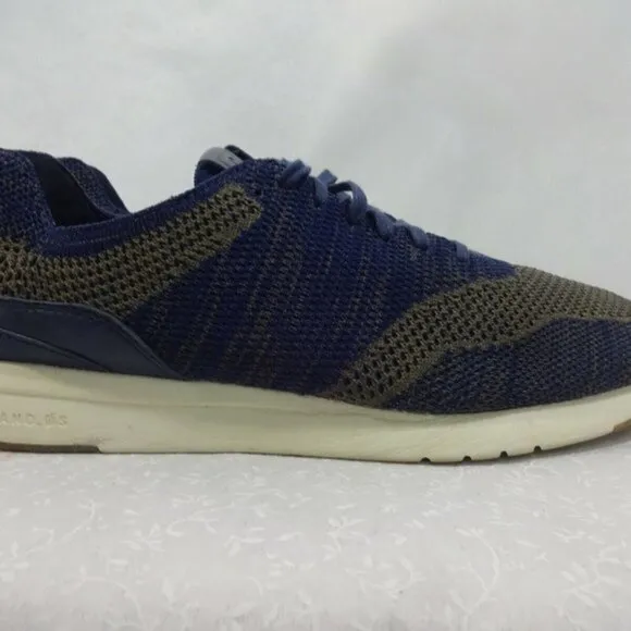 COLE Haan Grandpro Runner Mens Size 13 M Navy Olive Sneaker Shoes Lace Up C27763