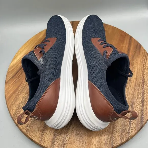 Cole Haan GrandSport Shoes Mens Size 12 M Blue Knit Low Casual Comfort Sneakers