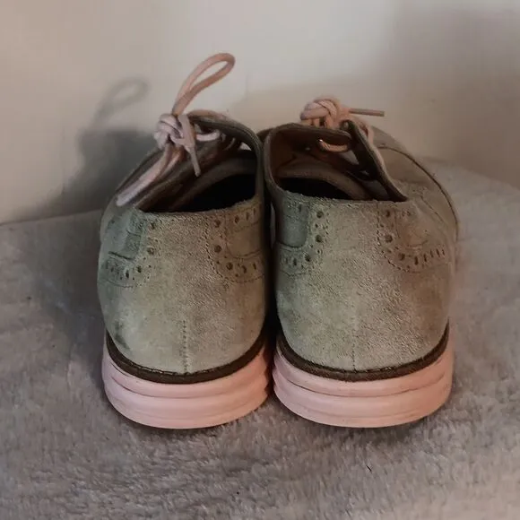 Cole Haan Lunargrand Tan Laceup Oxford Shoes