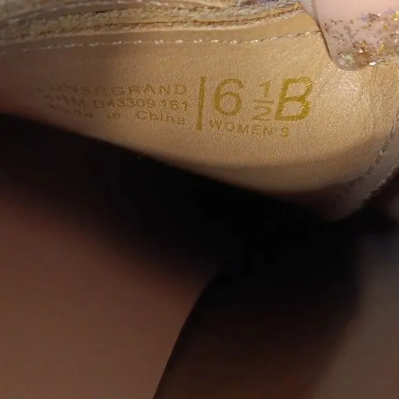 Cole Haan Lunargrand Tan Laceup Oxford Shoes