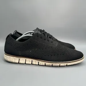 Cole Haan Mens 11.5 Black ZeroGrand Stitchlite Ox Oxford Shoes Comfort Casual