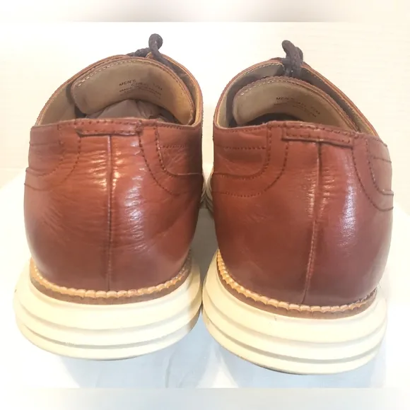 Cole Haan Men's 12 M Originalgrand Wingtip Oxford Lace Up Woodbury Leather