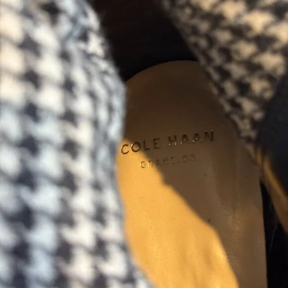 Cole Haan Riding Boot Suede Leather Indiana Tall Waterproof Boho Sz 8.5 #D42391